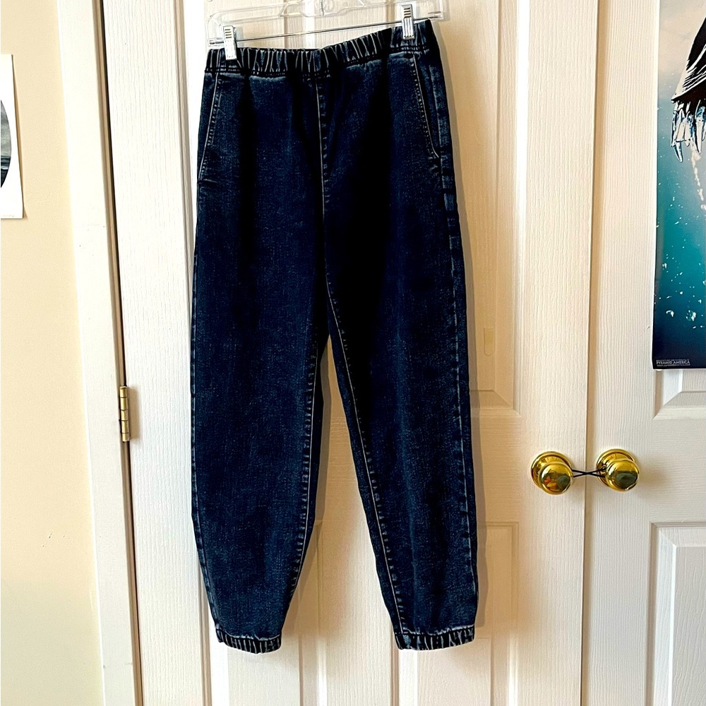 New Madewell (Jogger) “Sweats” Jeans in Gaines Wash